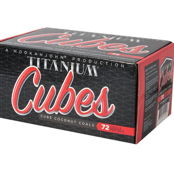 Titanium Cubes Coconut Hookah Charcoal